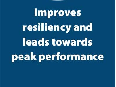 Improves resiliency and leads towards peak performance